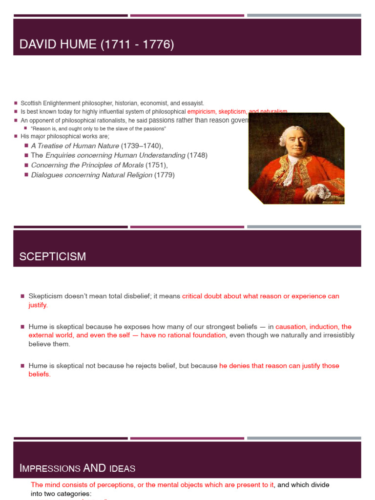 Hume | PDF | David Hume | Inductive Reasoning