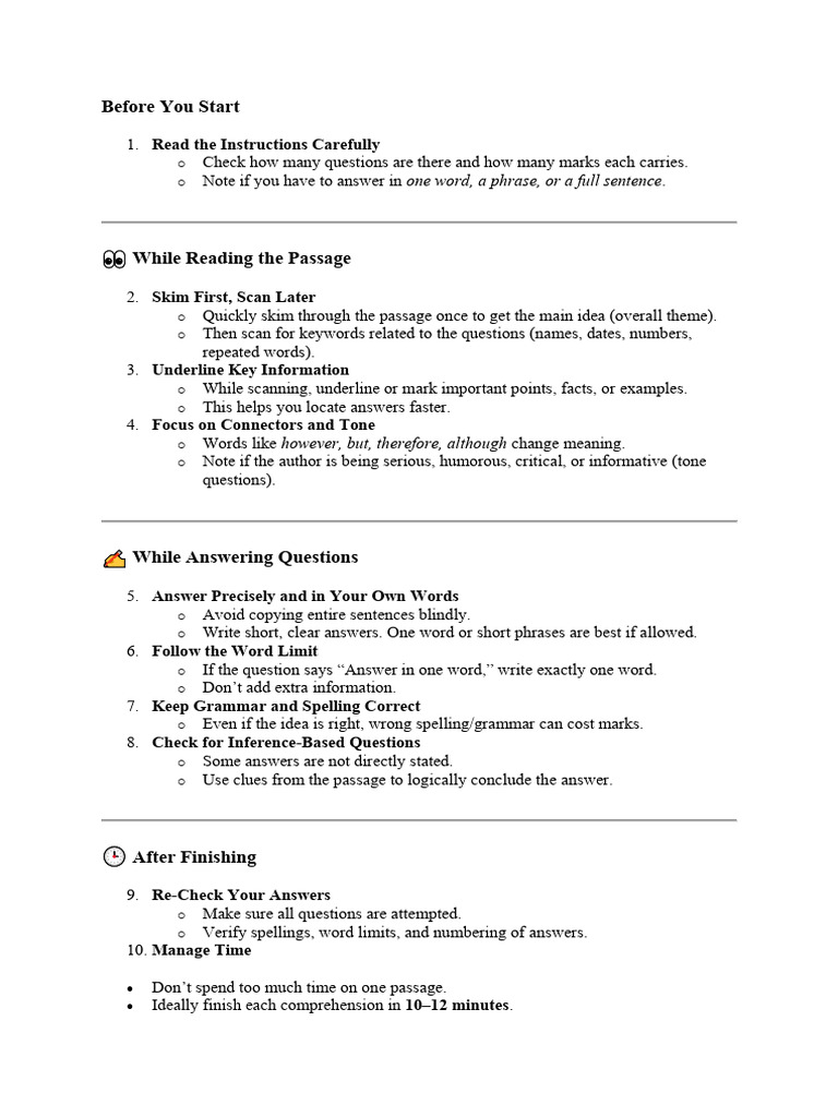 Effective Strategies for Reading Comprehension | PDF