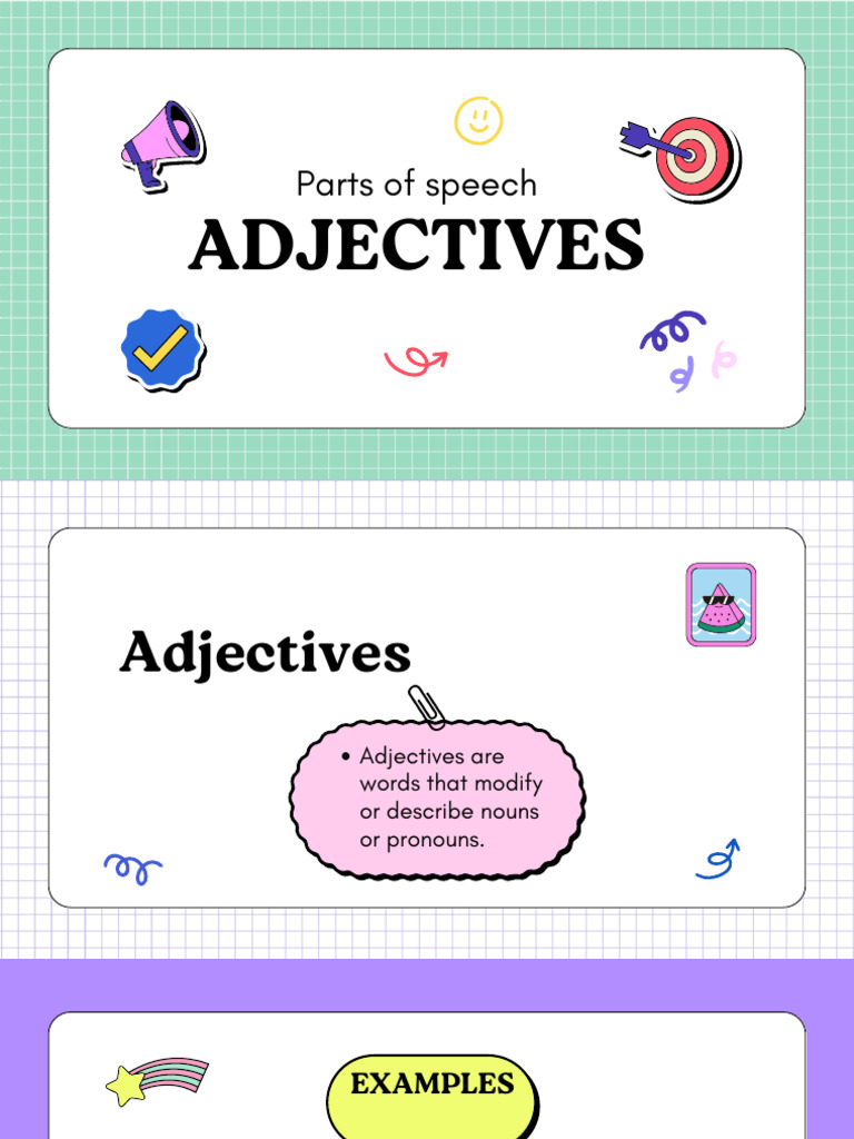 Understanding Adjectives and Their Use | PDF
