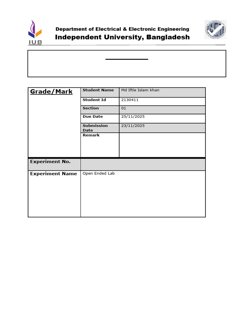 Control Systems Lab Report EEE411L | PDF | Computer Engineering ...