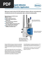 LA 825 RC Liquid Adhesive Dispensing Electric Applicators