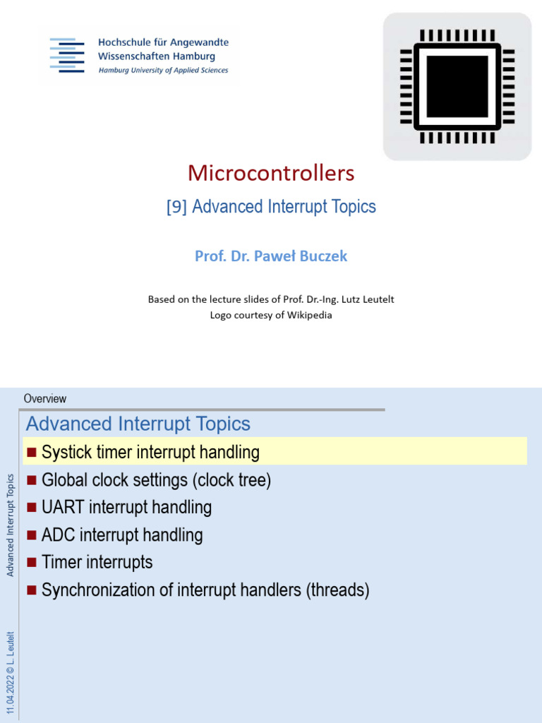 MC09-Advanced Interrupt Topics | PDF | Operating System Technology ...