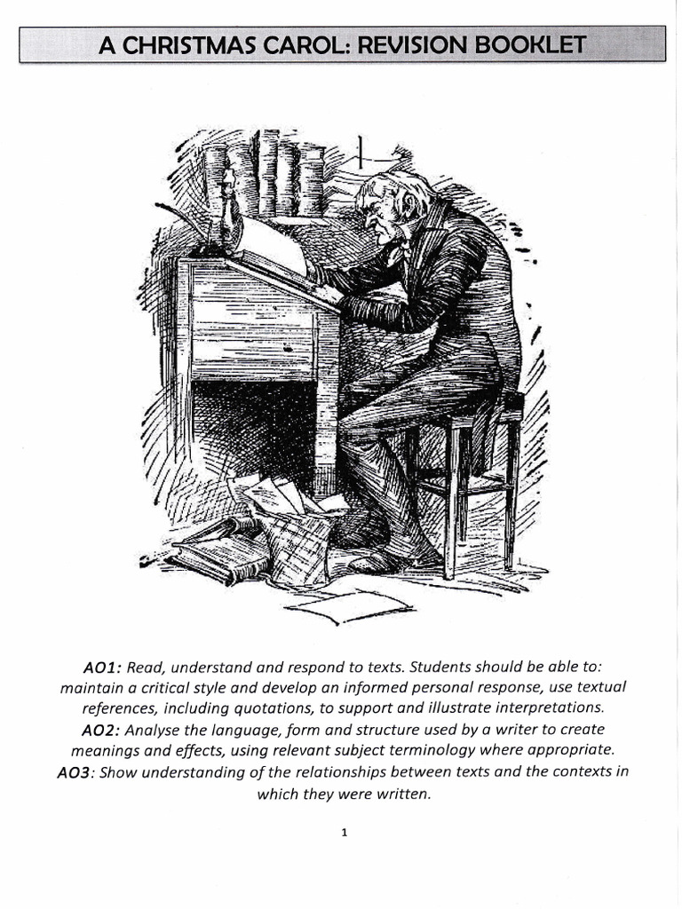 A Christmas Carol Study Guide | PDF | Ebenezer Scrooge | Christmas Fiction