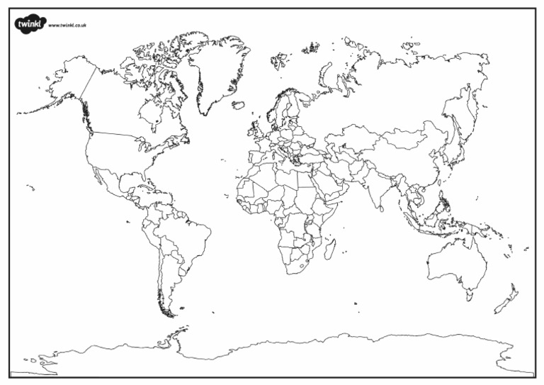 Blank World Map | PDF