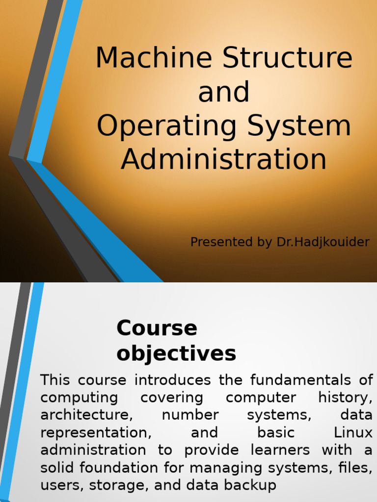 Machine Structure & Linux Basics Course | PDF | Computer Data Storage ...