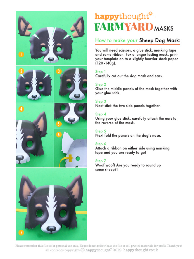 Sheep Dog Mask | PDF