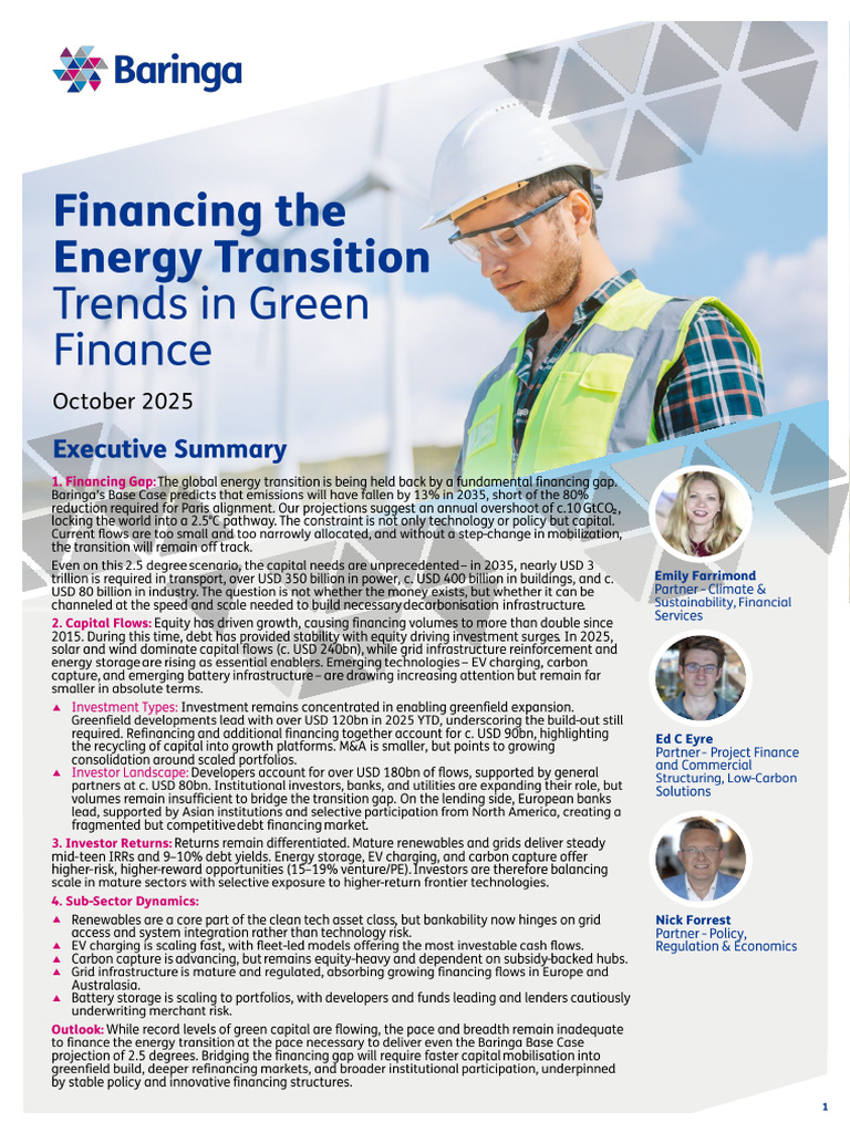 Financing the Energy Transition Gap | PDF | Renewable Energy ...