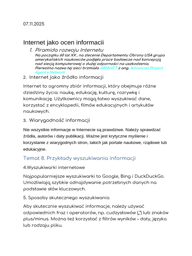 Informatyka | PDF
