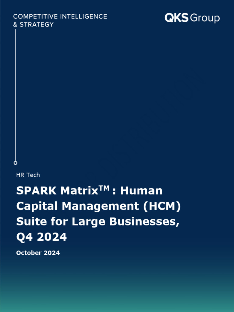 HCM Suite Analysis for Large Businesses Q4 2024 | PDF | Human Resource ...
