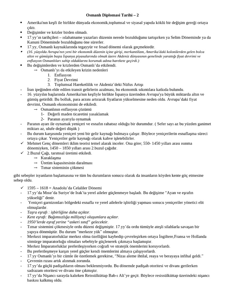 Osmanlı Diplomasi Tarihi - 2-4 | PDF