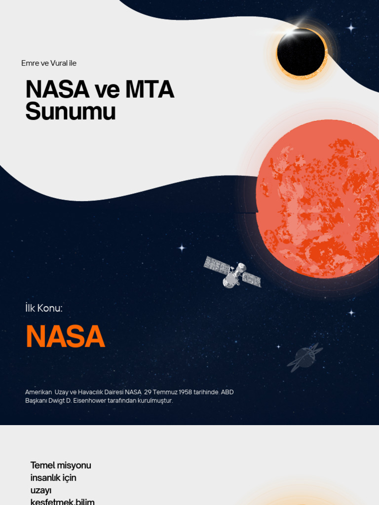 Nasa Sunumu | PDF