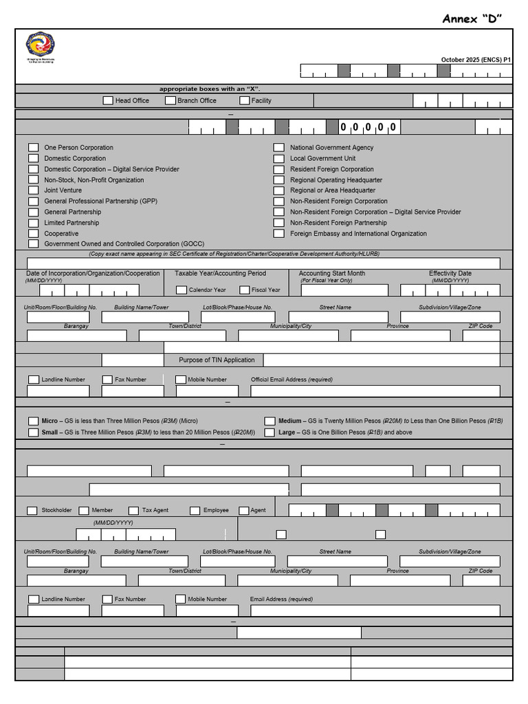 1903 October 2025 ENCS - Final Annex D | PDF | Taxes | Invoice