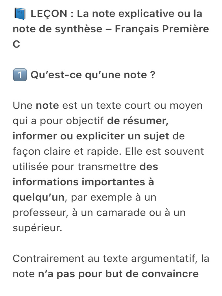 Note explicative : Guide et exemples | PDF | Cycle de l'eau | Eau