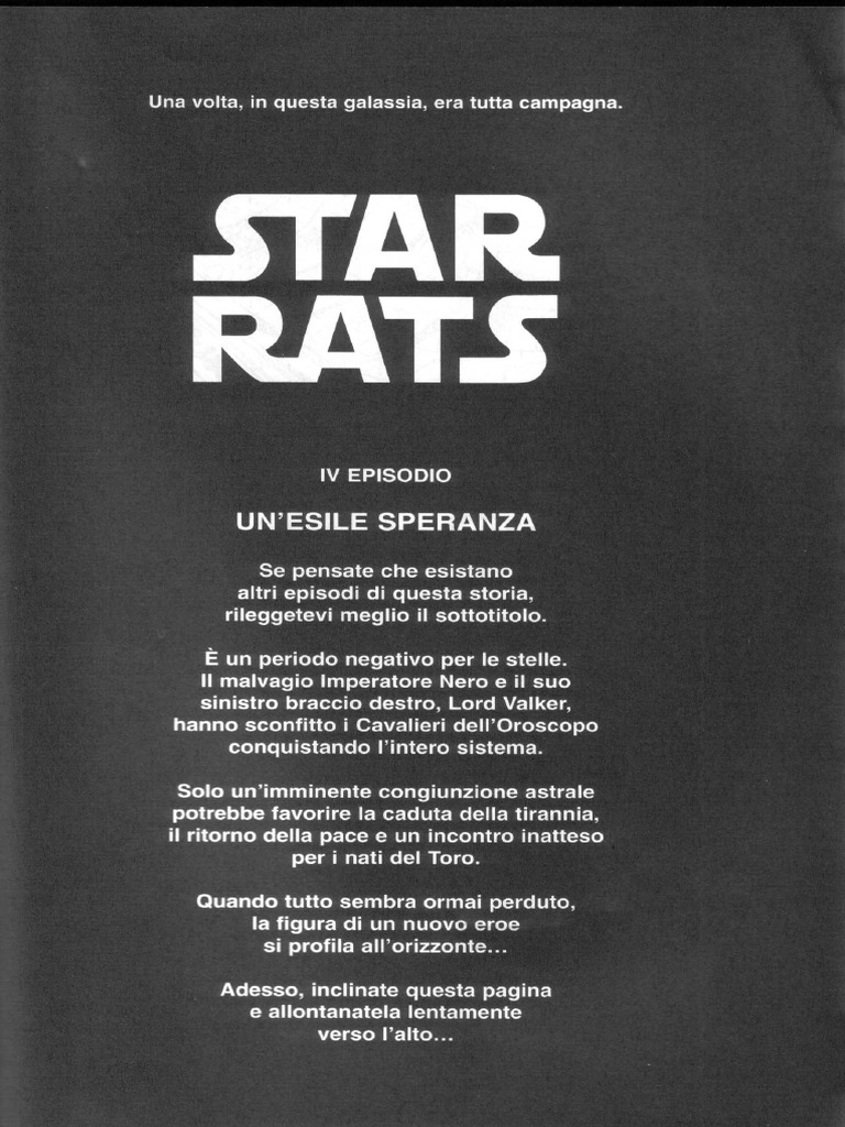 Rat-Man Volume Speciale Star Rats | PDF