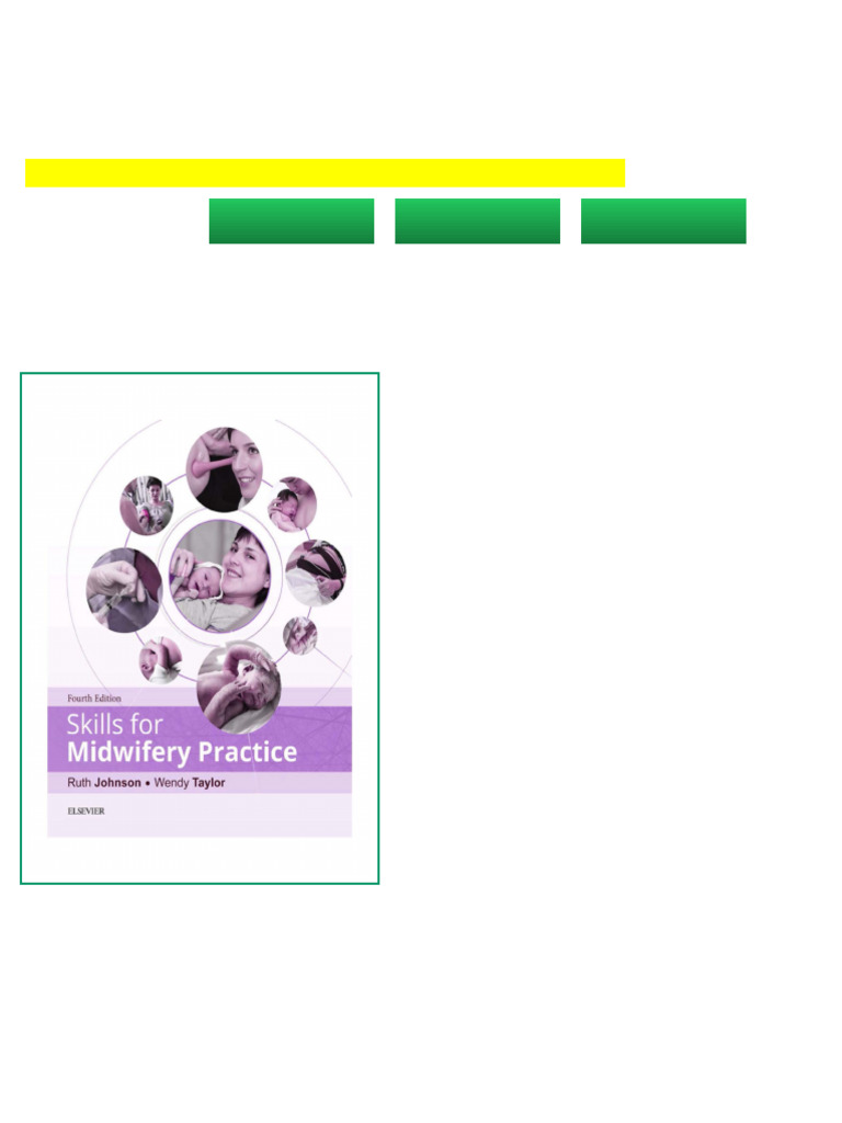 Skills for Midwifery Practice Ruth Johnson Ready to Read | PDF | Yellow ...