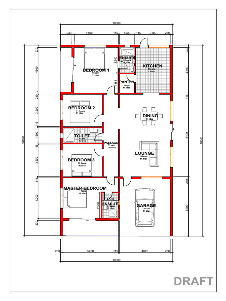 Home Floor Plan Dimensions and Features | PDF | Home | Room