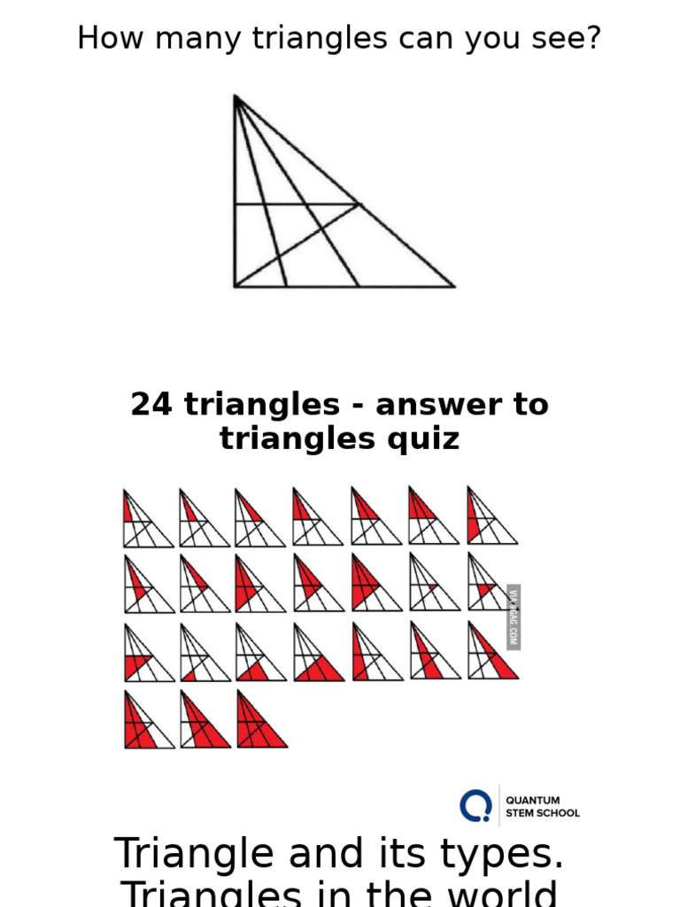 L 1-2 Triangle and Its Types. Triangles in The World Around Us. | PDF