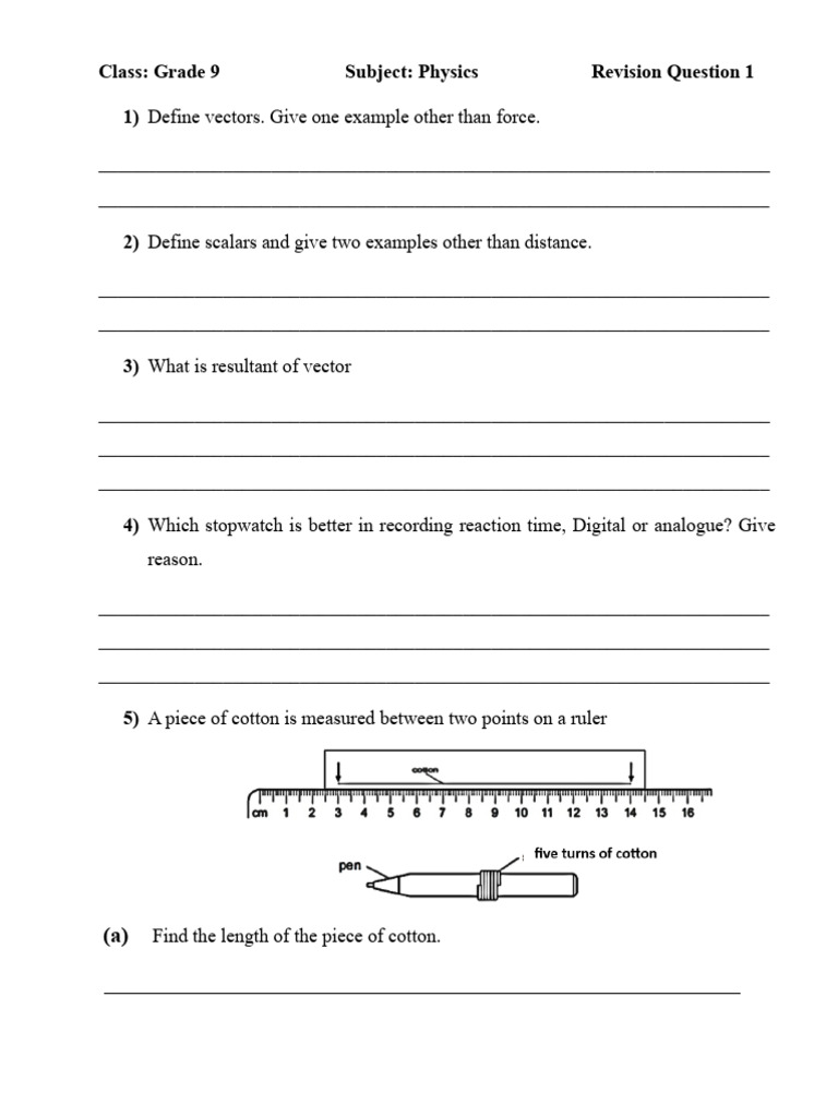 Practice Questions.pdf | PDF | Distance | Euclidean Vector