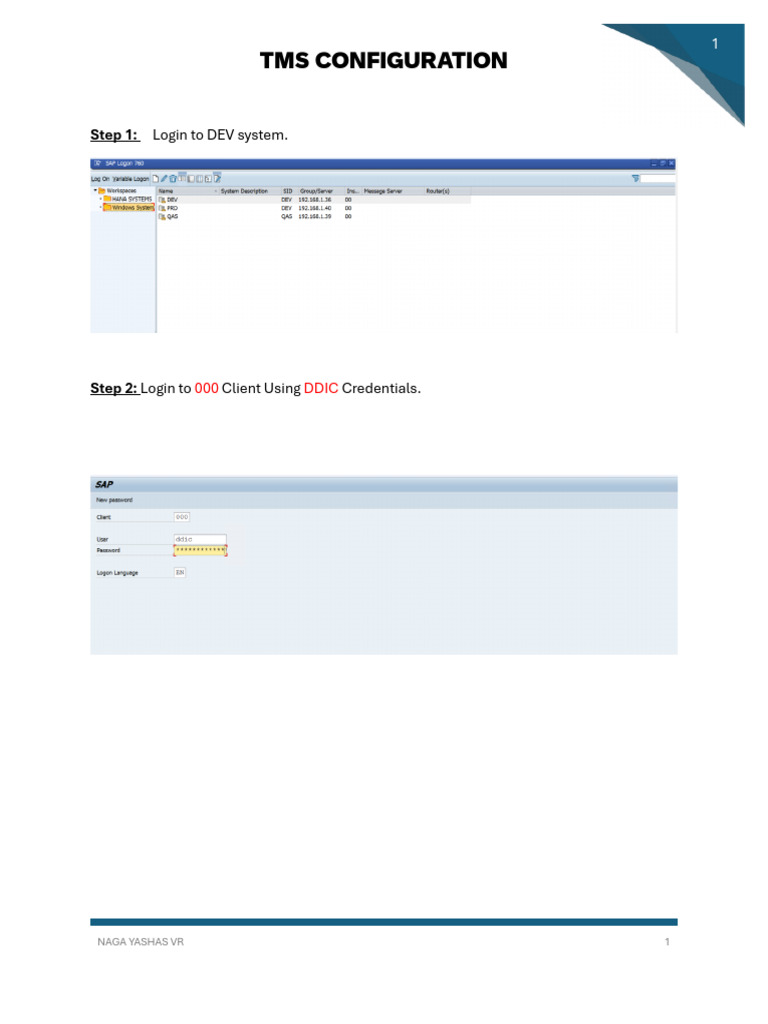 Stms Configuration Steps - Naga Yashas VR | PDF | Computing | Computer ...