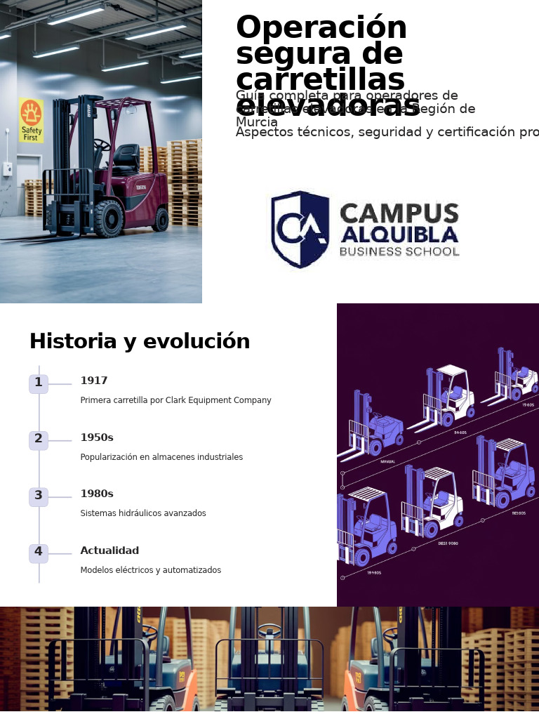 Guía de Seguridad para Carretillas Elevadoras | PDF | Máquina elevadora ...