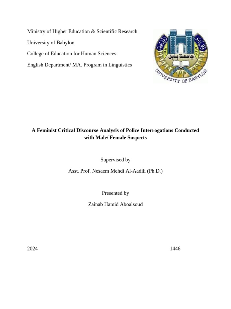 Zainab Hamid. Term Paper | PDF | Liberal Arts Education
