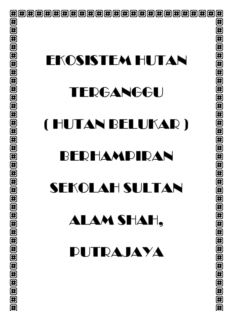 Folio Geografi Tingkatan 3 2012 Aqil Afzal