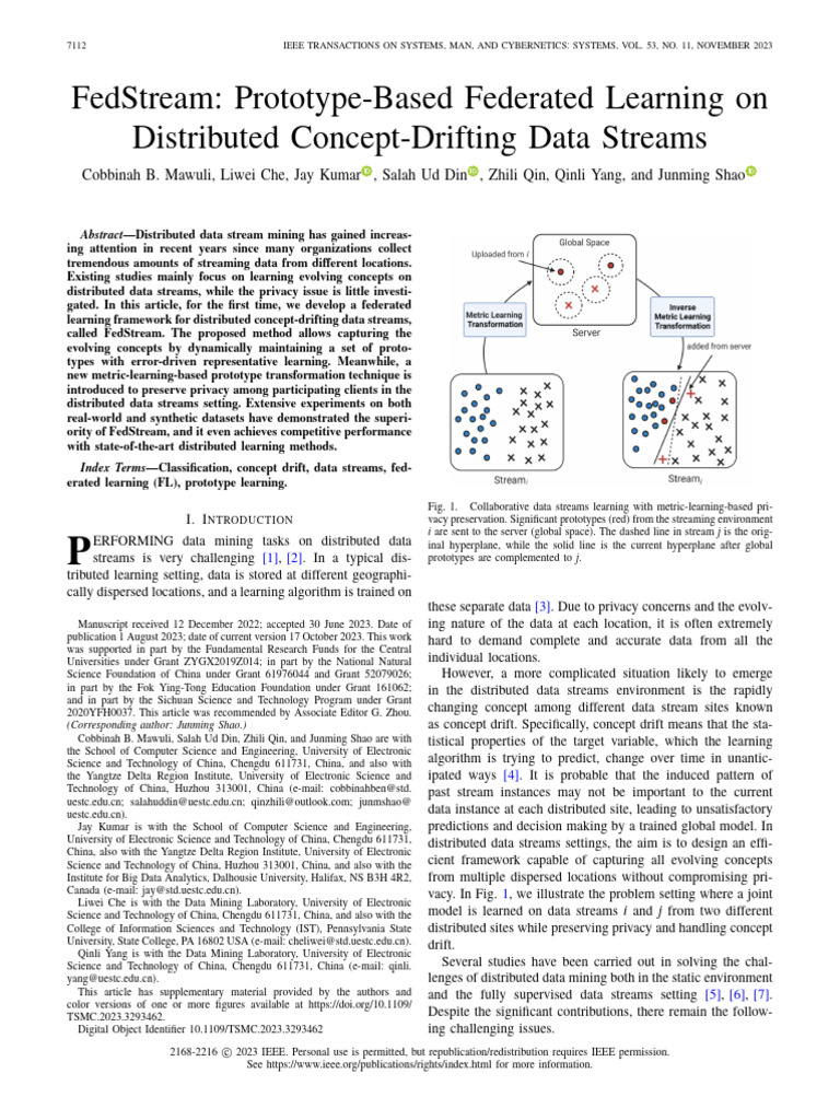 FedStream Prototype-Based Federated Learning On Distributed Concept ...