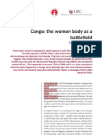 Congo: The Women Body As A Battlefield