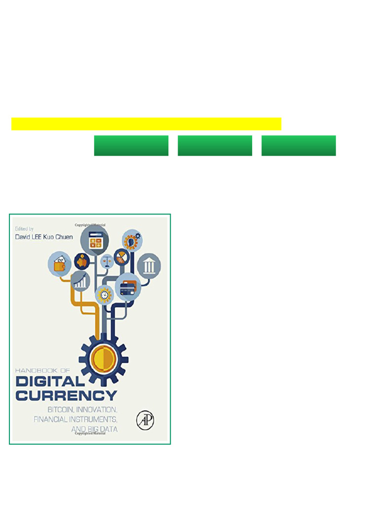 Handbook of Digital Currency Bitcoin Innovation Financial Instruments ...