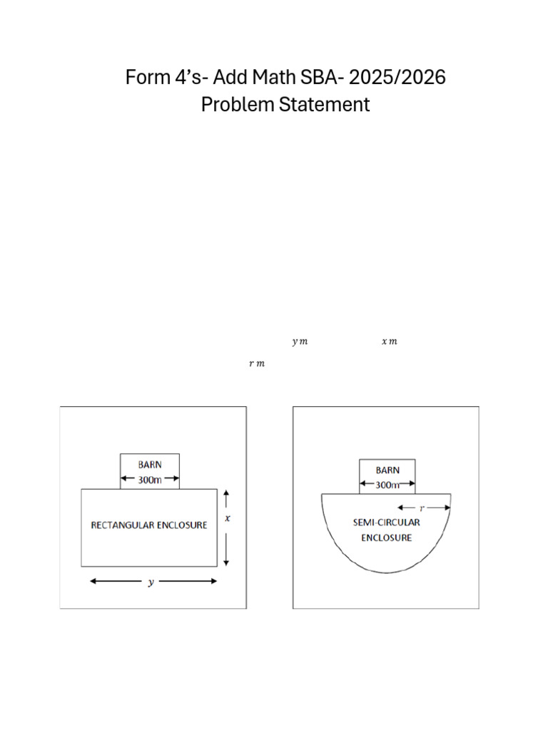 Add Math SBA 2025 Form 4S | PDF