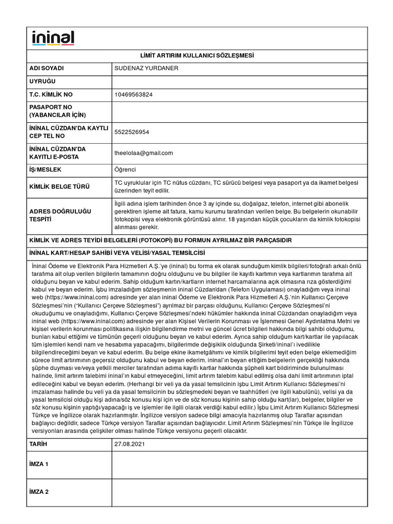 Physical Contract | PDF