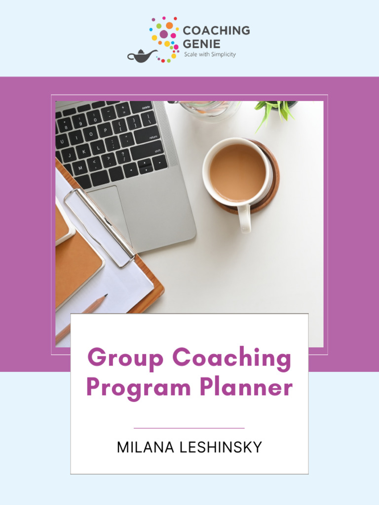 Group Coaching Program Planner | PDF
