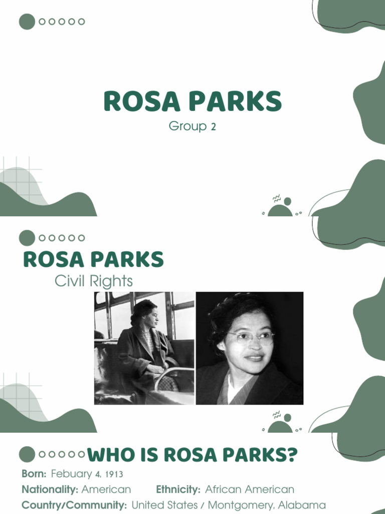 Rosa Parks | PDF | Rosa Parks | Society Of The United States
