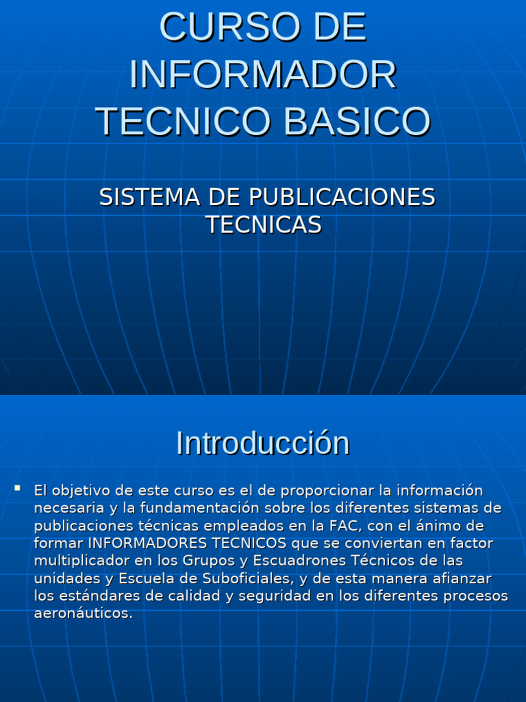 Cursoo Informador Tecnico I 27-Sep-2006 | PDF | Aviación | Aeroespacial