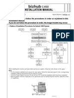 Installation Manual Bizhub c450