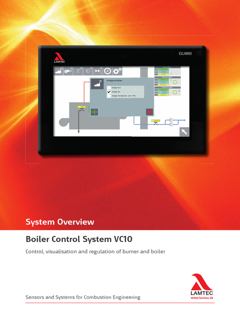 LAMTEC VC10 Boiler Control System | PDF | Boiler | Pump