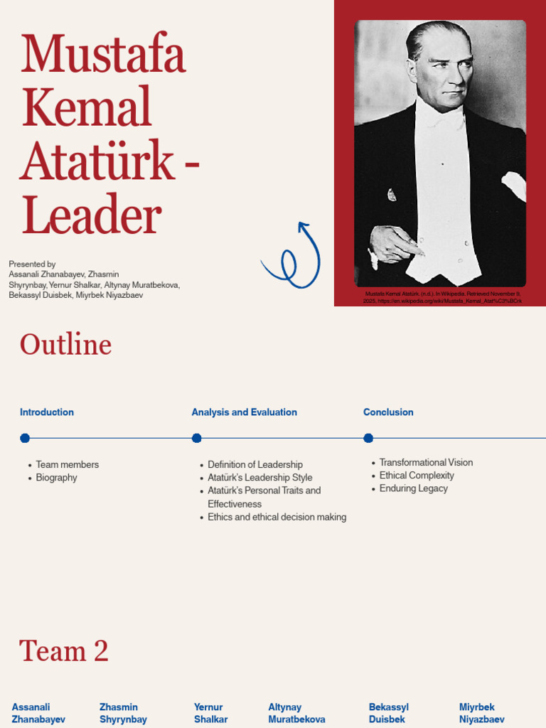 Atatürk: Transformational Leadership Analysis | PDF | Mustafa Kemal ...