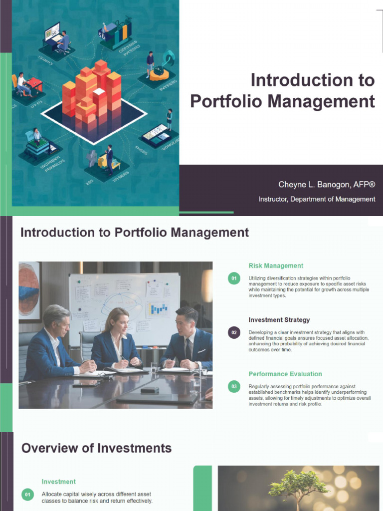 02 - Intro To Portfolio Management | PDF
