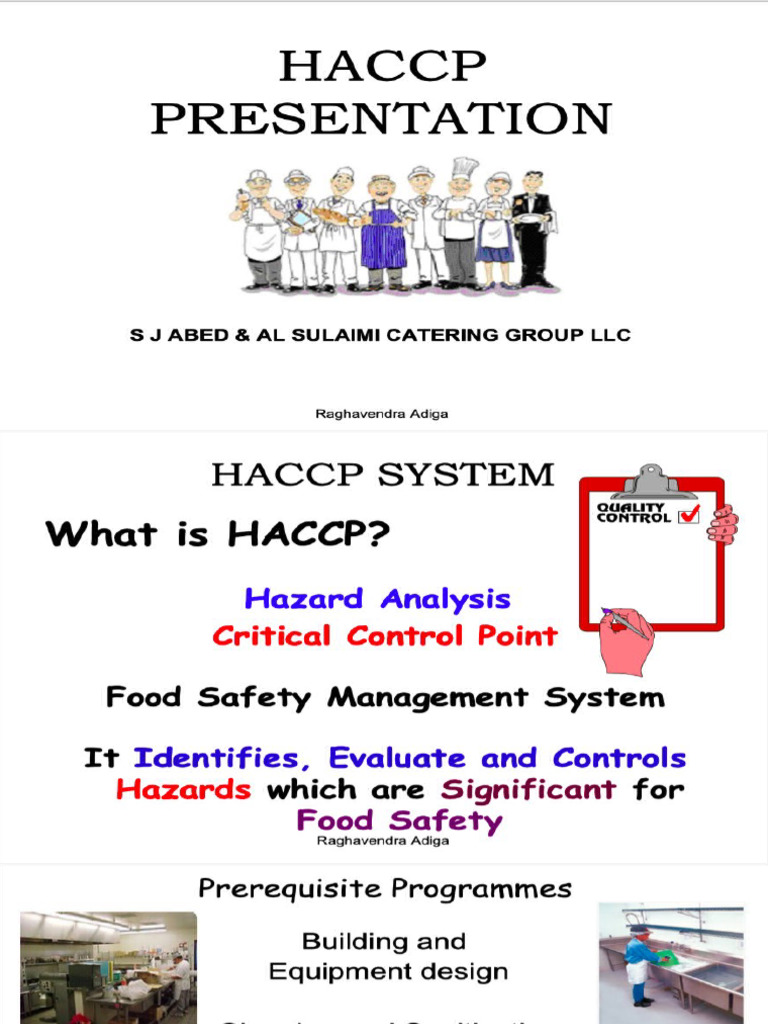 Haccp Presentation | PDF