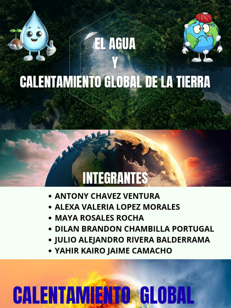 El Agua y Calentamiento Global de La Tierra | PDF