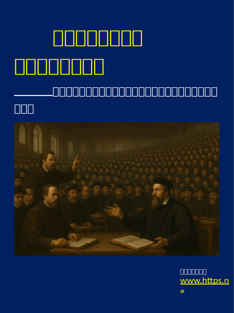 独尊上帝荣耀主权：对决人本主义抗辩纯正改革宗神学对亚米纽斯主义、伯拉纠主义谬误的全面批判与归正呼吁！批判神人合作伯拉纠亚米念阿敏念人本主义|