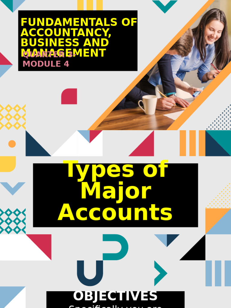 Fabm1 Five Major Accounts | PDF | Expense | Equity (Finance)
