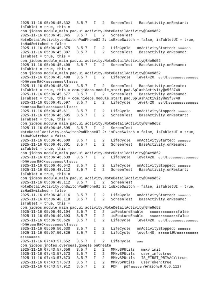 2025-11-16 78780676 Log | PDF | Computer Programming