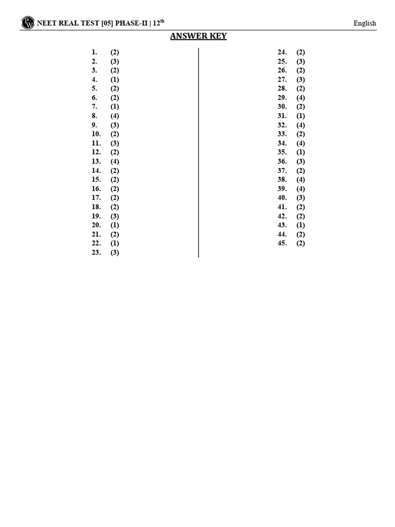 Real Test Series-05 Phase-II Offline Physics Class-12 NEET (21!12!2025 ...