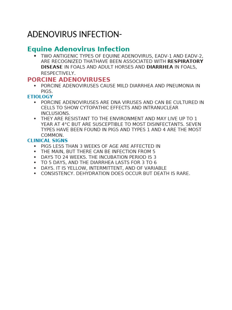 Adenovirus Infection | PDF