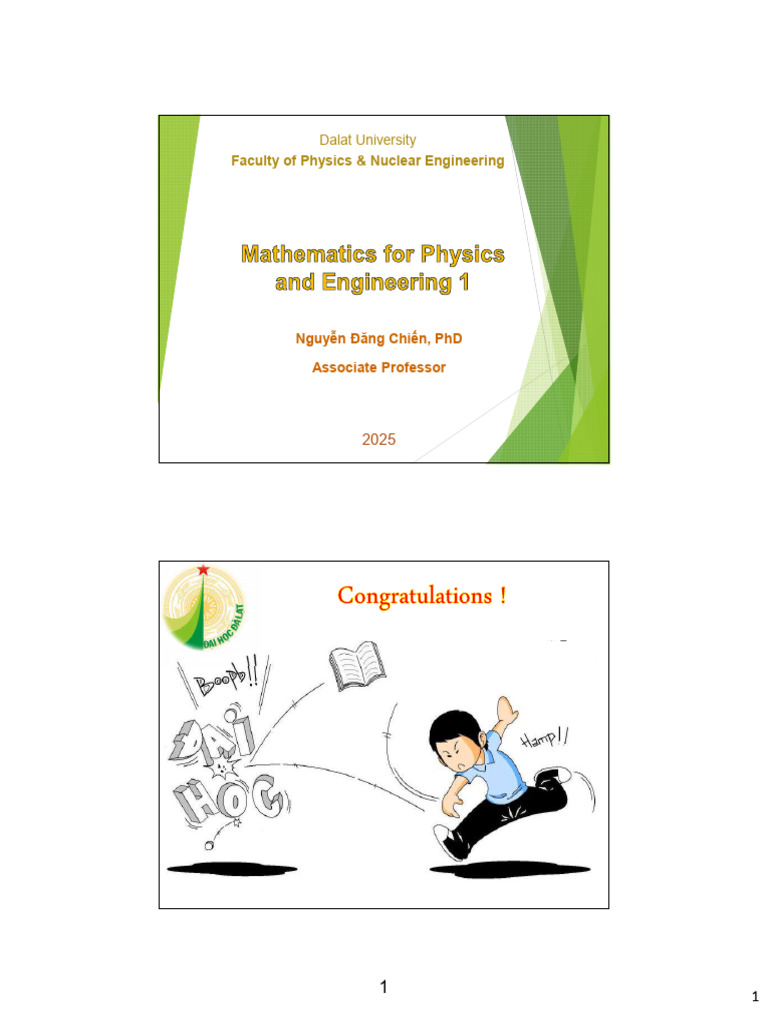 Mathematics for Engineers Course Guide | PDF | Function (Mathematics ...