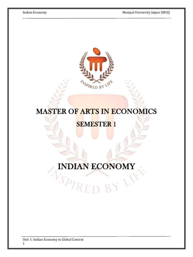 Overview of Indian Economy Context | PDF | Economy Of India | Economic ...