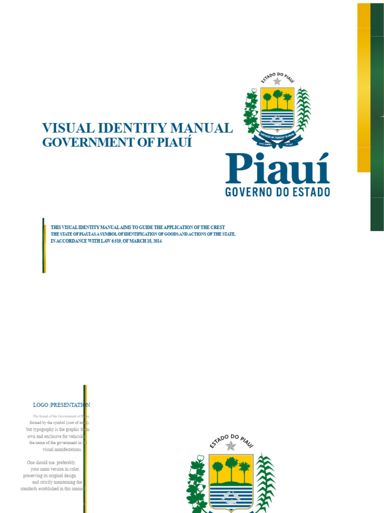 Piauí Government Visual Identity Guide | PDF | Logos | Design