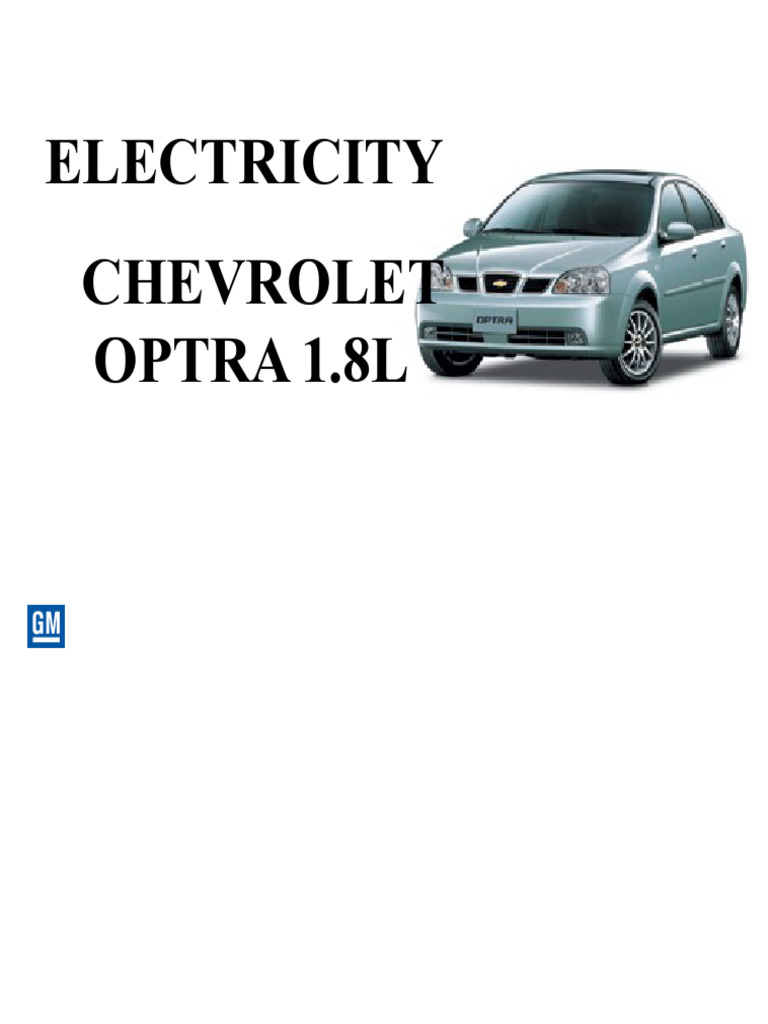 Chevrolet Optra 1.8L Electrical Systems Guide | PDF | Anti Lock Braking ...