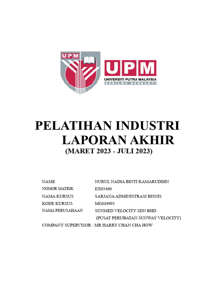 Laporan Pelatihan Industri di SMCV | PDF